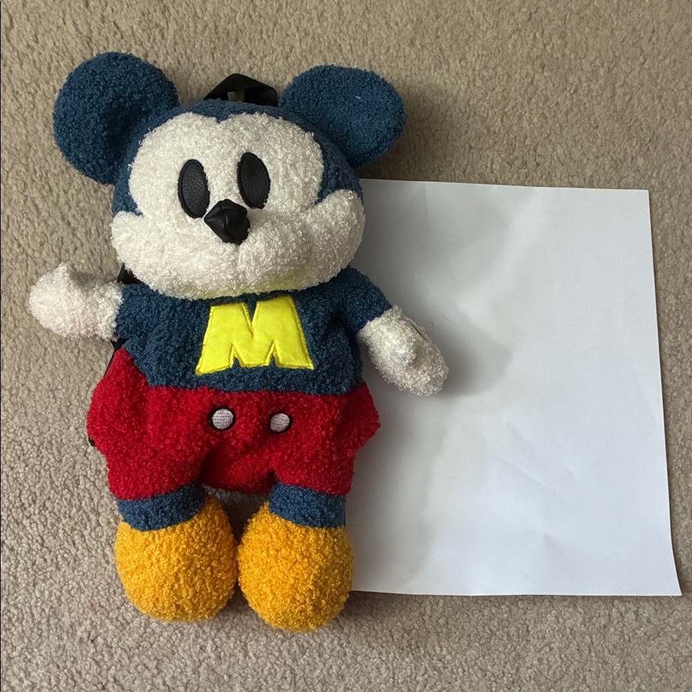 NEW - Mickey Mouse teddy backpack - Picture 2 of 7